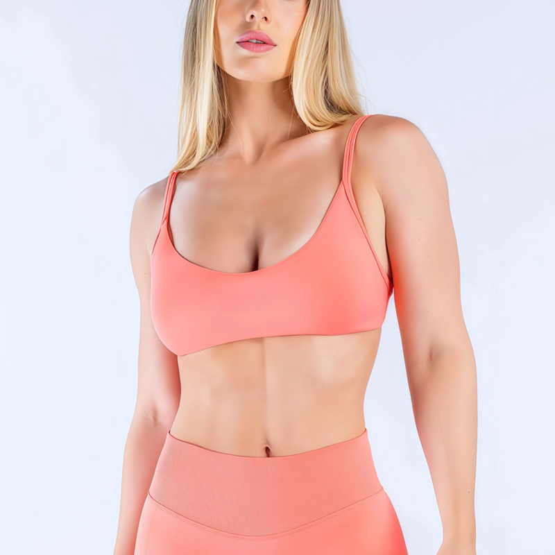 Push Up Bra Padded - HISTELLO บราแบบคอเว้าลึกสำหรับผู้หญิง ทรง U-Back สปอร์ตแทงค์ท็อป บราดันทรงสำหรับออกกำลังกาย