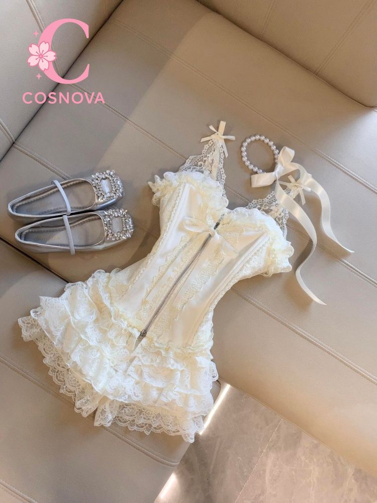 ชุดเซ็ตกระโปรงมินิทรงเค้กเอวสู - Cami Top Lace บทวิจารณ์และราคา
